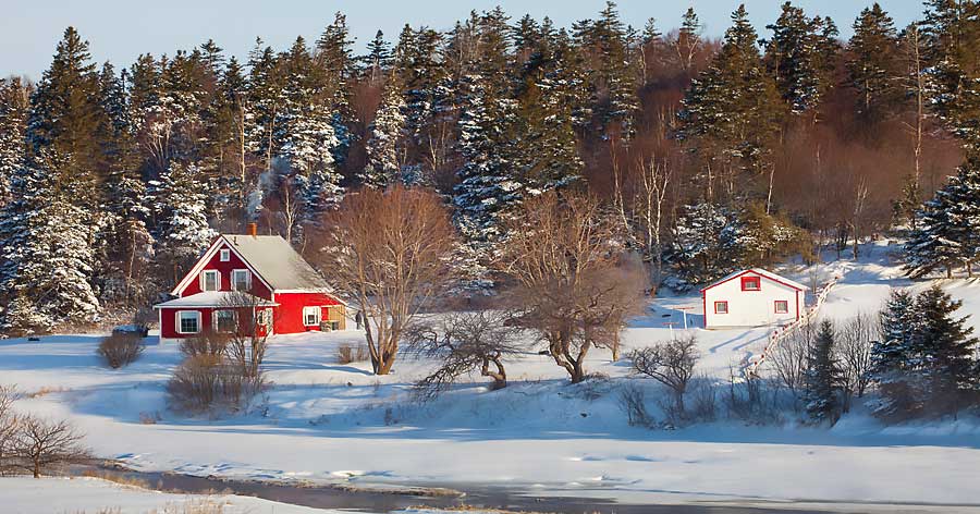 Prince Edward Island winter