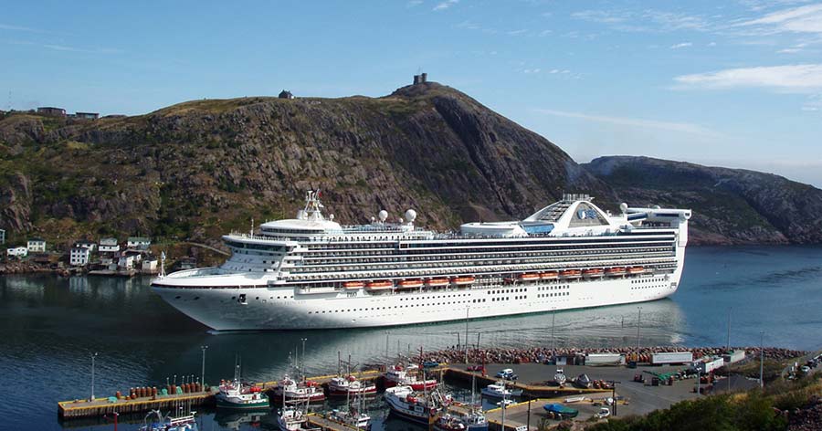 Princess Cruise ship St John's